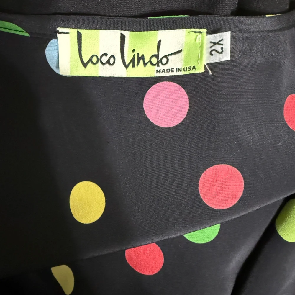 Black Circus Dot Retro Inspired Rita Dress - Picture 2 of 3
